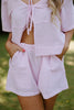 Gingham Summer Set - Baby Pink