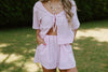 Gingham Summer Set - Baby Pink