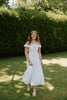 Eyelet Dress - White