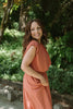 Bubble Top & Midi Skirt Set - Apricot