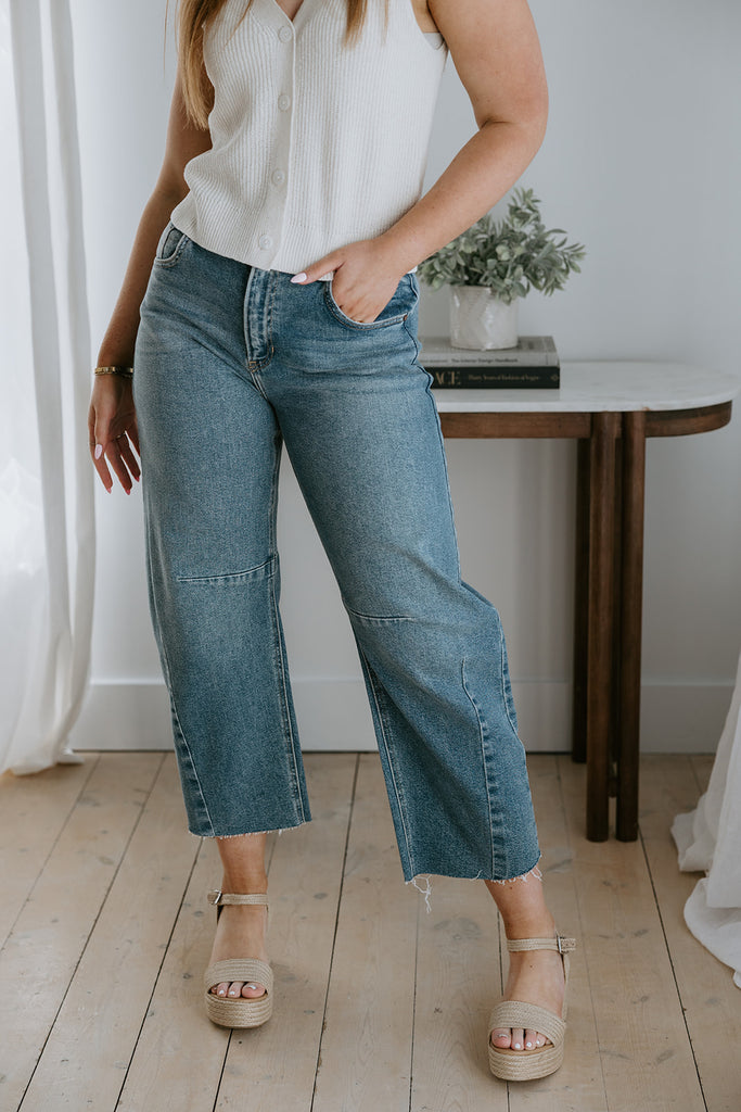 Barrel Denim - Medium Wash