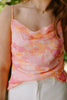 Pink And Orange Waterfall Tank