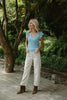 VNeck Knit Sweater - Sky
