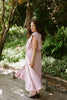 Bubble Top & Midi Skirt Set - Pink