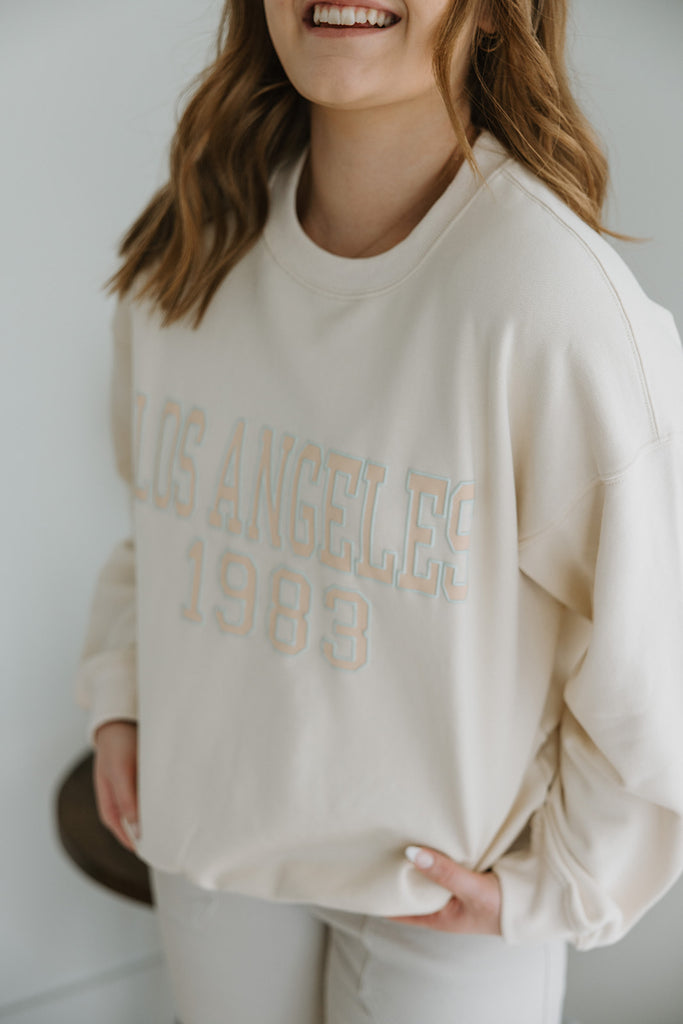 Los Angeles Sweatshirt - Ivory