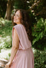Bubble Top & Midi Skirt Set - Pink