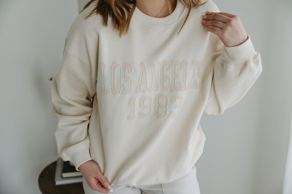 Los Angeles Sweatshirt - Ivory