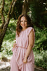 Bubble Top & Midi Skirt Set - Pink