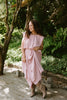 Bubble Top & Midi Skirt Set - Pink
