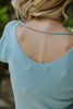 VNeck Knit Sweater - Sky
