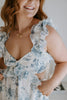 Floral Maxi Dress with Ruffle Details