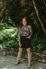 Fall Floral Sheer Shirt