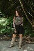 Fall Floral Sheer Shirt