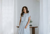Striped Top & Skirt Set - Blue