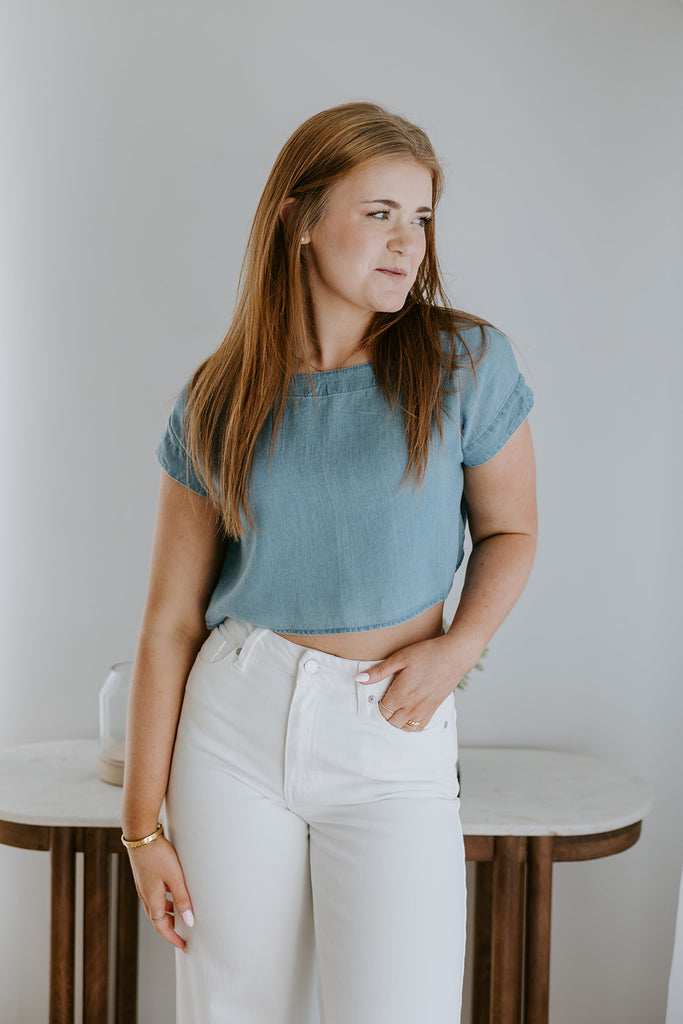 Boxy Tencel Top