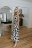 Sleeveless Tiered Printed Dress