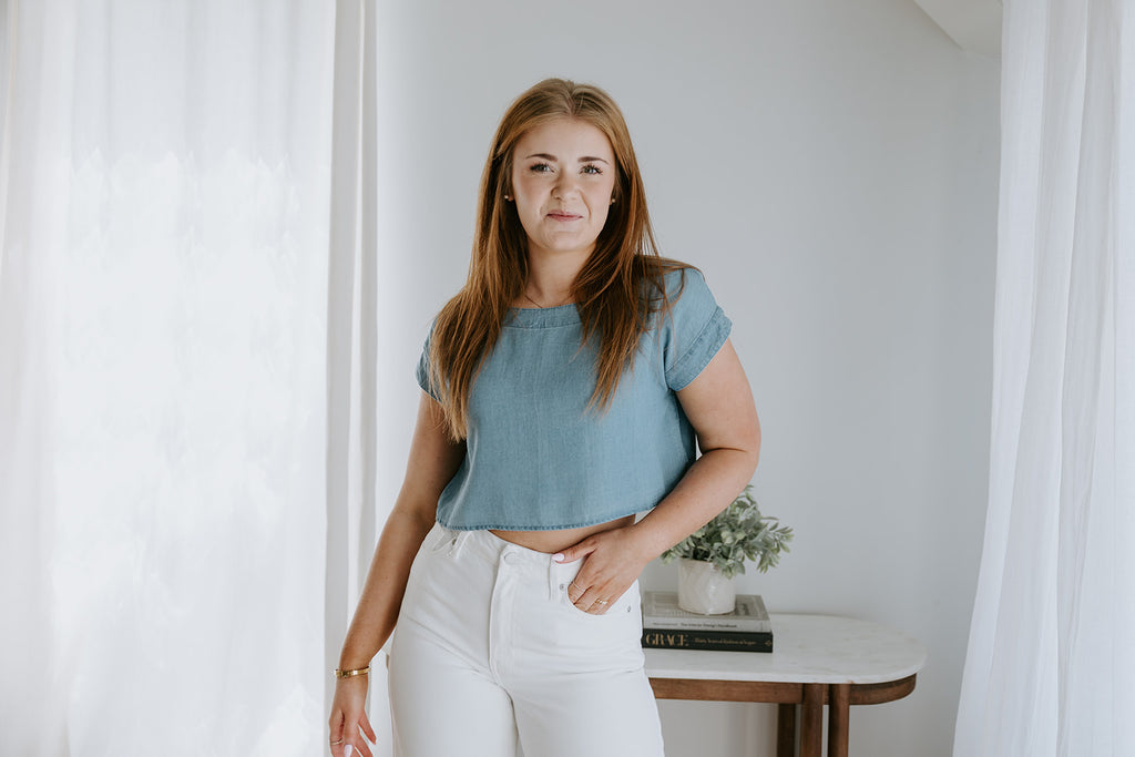 Boxy Tencel Top