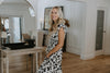 Sleeveless Tiered Printed Dress