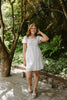 Babydoll Eyelet Dress - Natural