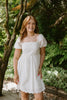 Babydoll Eyelet Dress - Natural