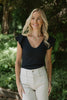 VNeck Knit Sweater - Navy