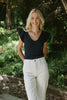 VNeck Knit Sweater - Navy