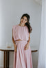 Bubble Top & Midi Skirt Set - Pink