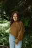 Classic Exposed Seam Sweater - Brown