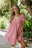 Gingham Babydoll - Red
