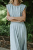 Bubble Top & Midi Skirt Set - Blue