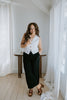 Button Up Vest - Linen - White