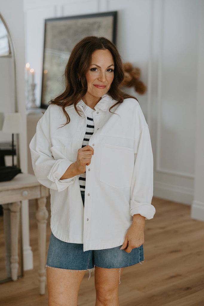 Oversized Shirt/Jacket - White