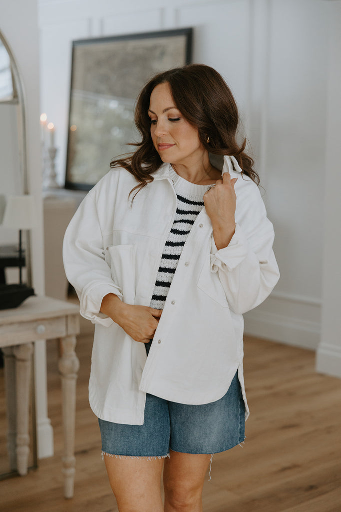 Oversized Shirt/Jacket - White