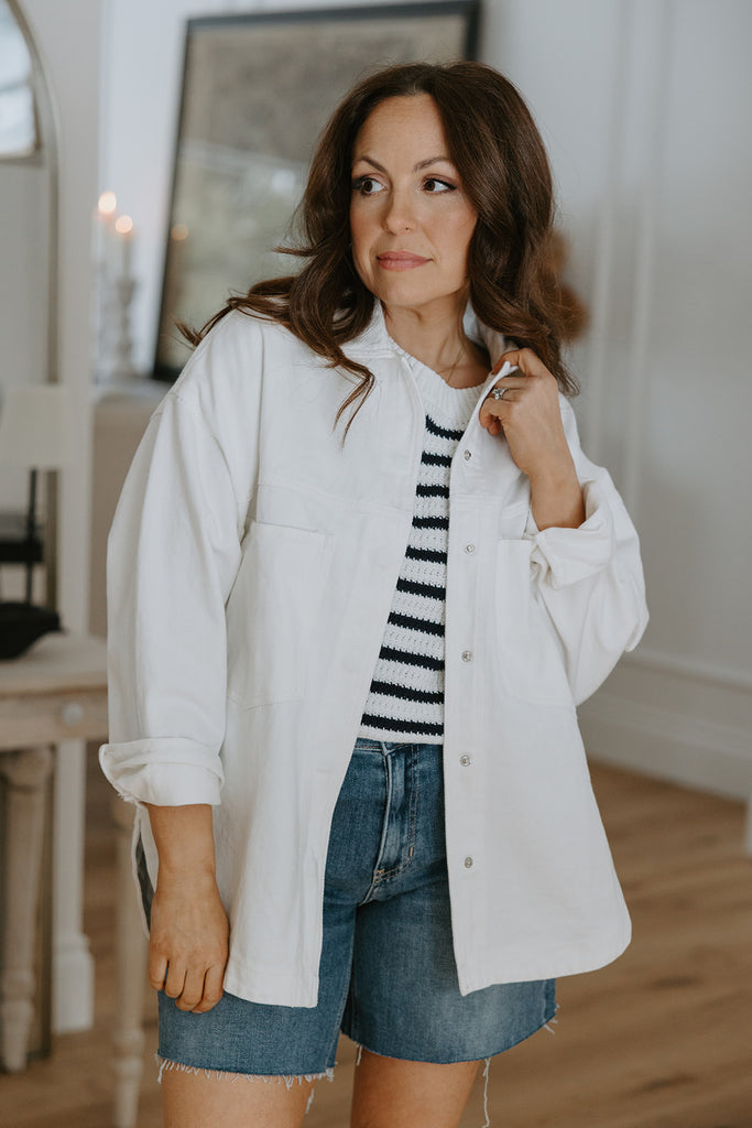 Oversized Shirt/Jacket - White