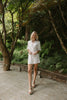 Button Up Linen Set - Oat