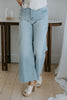 Scissor Cut Wide Leg - Light Denim