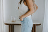 Scissor Cut Wide Leg - Light Denim