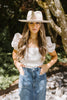 Puff Sleeve Top - Cream