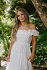 Eyelet Dress - White