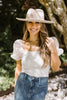 Puff Sleeve Top - Cream
