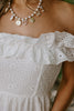Eyelet Dress - White