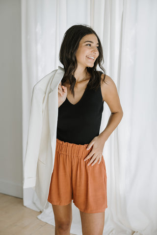 Blouse With Single Pocket - Moss