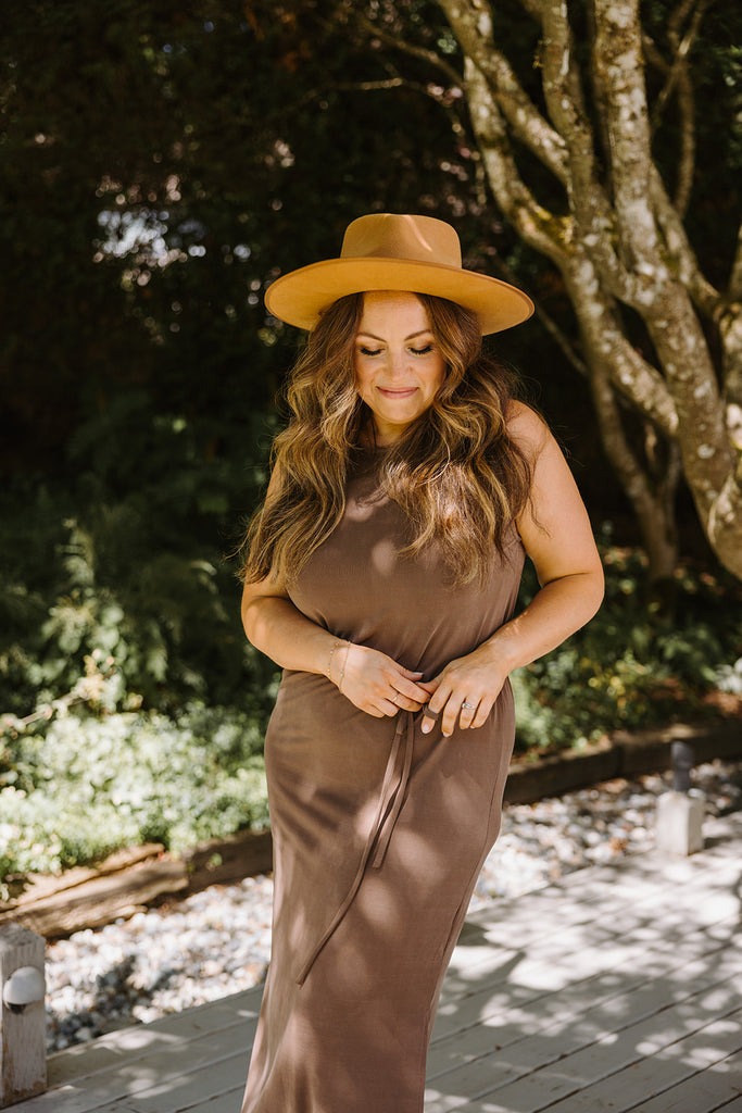 The Romy Dress - Brown