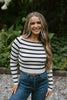 Striped Long Sleeve - Cream/Black