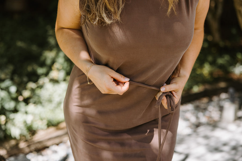 The Romy Dress - Brown