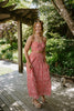 Abstract Print 2 Piece Set - Red/White