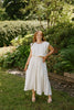 Bubble Top & Midi Skirt Set - Cream