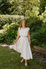 Bubble Top & Midi Skirt Set - Cream