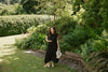 Bubble Top & Midi Skirt Set - Black