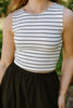 Striped Tank - White/Black